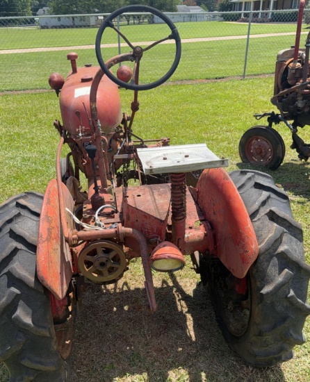 Farmall Cub with disc plow