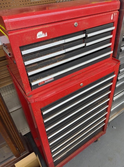 Craftsman Tool Box, (Cabinet and Tool Box), 54" Tall
