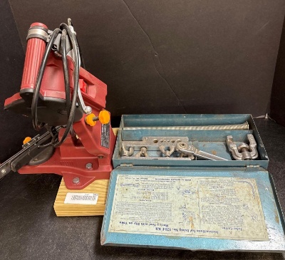 Chicago Chain Saw Sharpener, Flaring Tool Set