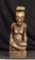 Antique Wooden Sculpture Wife of King of BaMbala of Bakuba Kingdom 23x8x7