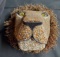 Handmade S. African Beaded Lion's Head Mask by ITSHOMY ZAM 16x12x10 inches, 4.5-lbs