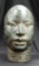Ancient Rare Benin Bronze Oba Head 9.5-lbs, 11.5x9x6 inches