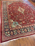 Antique Persian Mahal Rug #595