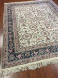 Indo-Persian Ivory Rug #1081-647
