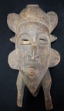 Old Sunufo Ceremonial Dance Mask (Ivory Coast) 2-lbs, 14x8