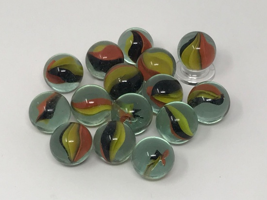 Vintage glass marbles, Shooters