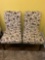 Two Tapestry Seat and Back Side Chairs