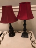 Two Antique Style Table Lamps