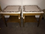 Two European Style End Tables