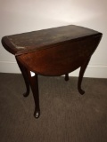 Small Antique Style Drop Leaf Stand.