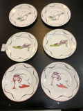 Set of Six Decorative Plates