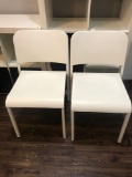 Two IKEA Side Chairs.
