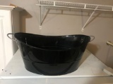 NEW Painted metal wash bucket