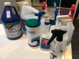 Lot of Cleaners and Spray Bottles