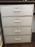 Four Drawer Cabinet and Contents