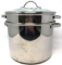 8 Qt Stock Pot w/Steamer & Glass Lid Heritage by PRINCESS HOUSE