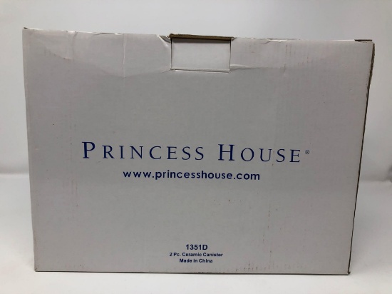 PRINCESS HOUSE PAVILLION FLOUR CANISTER- RARE - 2 PC. - NEW IN BOX!!