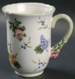 Princess House Ceramic Vintage Garden Mug Set, #1476, NIB, Qty. 4.