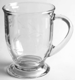 Crystal Cafe Mugs, Heritage by PRINCESS HOUSE, Qty. 4.