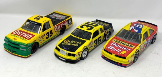 Three NASCAR Diecast Cars