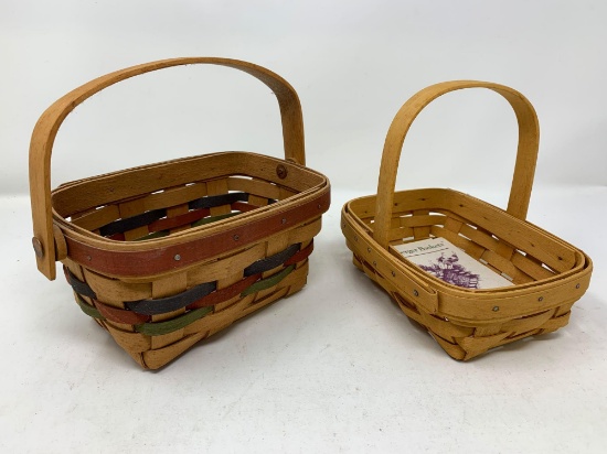 Two Longaberger Baskets