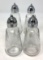 Princess House Heritage pattern Salt and Pepper Shakers, 2 pair.