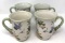 Vintage Garden by PRINCESS HOUSE, Mugs, Qty. 4.