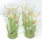 Footed Tumbler 16 Ounces Cottage Tulip by PRINCESS HOUSE