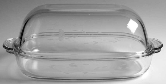 Crystal 6 Quart Oval Covered Roaster, Heritage by PRINCESS HOUSE