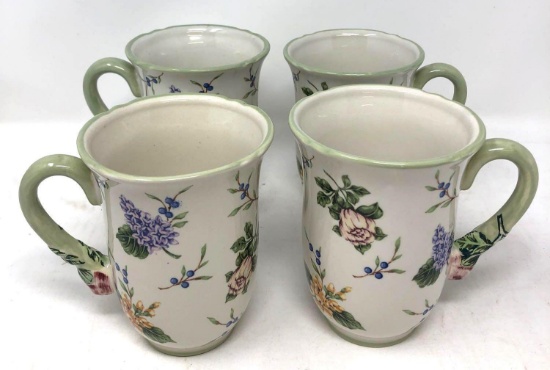 Vintage Garden by PRINCESS HOUSE, Mugs, Qty. 4.