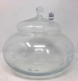 Princess House Heritage, Bulbous Candy Dish with Lid