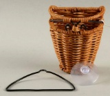 Metal/Rattan Organizational Basket, Casual Home by PRINCESS HOUSE