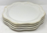 Princess House Pavillion Plates. Qty. 4.