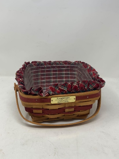 Longaberger Christmas Collection 1993 Edition Bayberry Basket