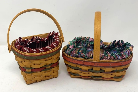 Longaberger Baskets, 1997 & 1999.