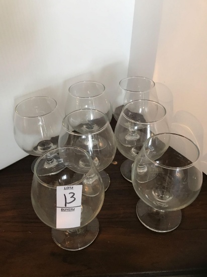 Seven Bourbon Glasses