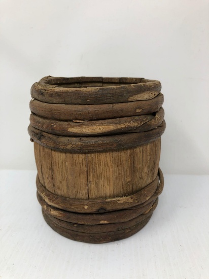 Small Wood Barrel