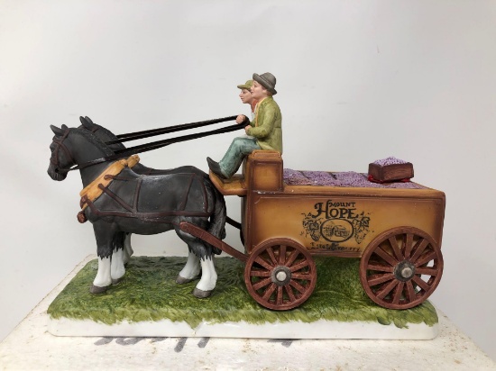 Porcelain Mount Hope Winery Wagon