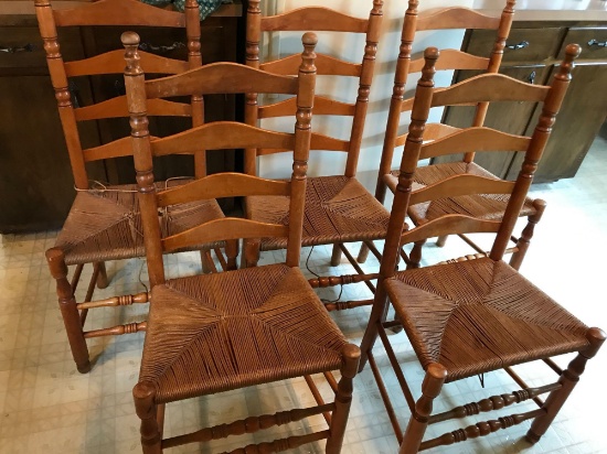 Antique Side Chairs, Qty 5.