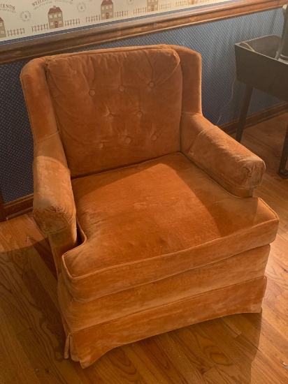 Vintage overstuffed chair