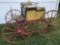Antique BREWSTER Horse Drawn Carriage: Side Bar Four Wheeled Dog Cart