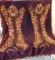 Sleigh Lap Robe, Unique Pattern, Double Tiger