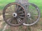 Pair of New Pony Cart Wheels