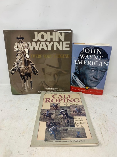 John Wayne and Calf Roping Books