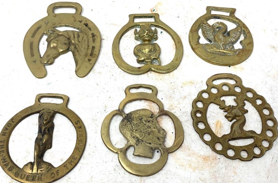 Vintage Horse Harness Brasses