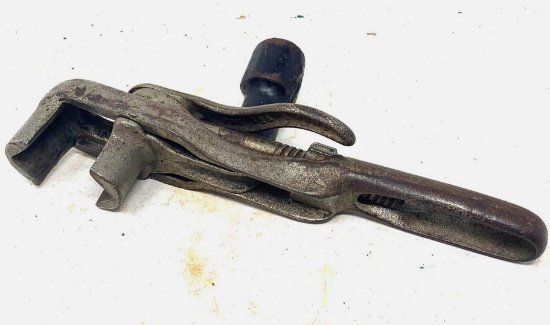 Large Antique Adjustable Carriage Wheel Wrench