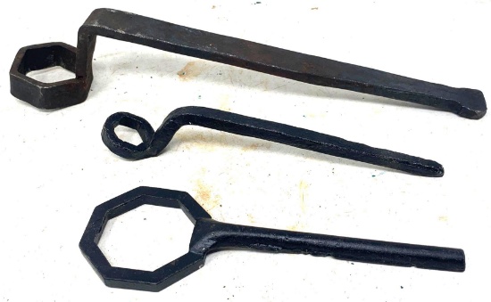 Hand Forged Carriage Wheel Nut Wrenches