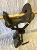 Vintage McClellan Army Horse Saddle