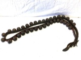 Antique Leather Strung Sleigh Bells