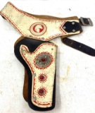 Antique Vintage Child's Double Holster Gun Belt